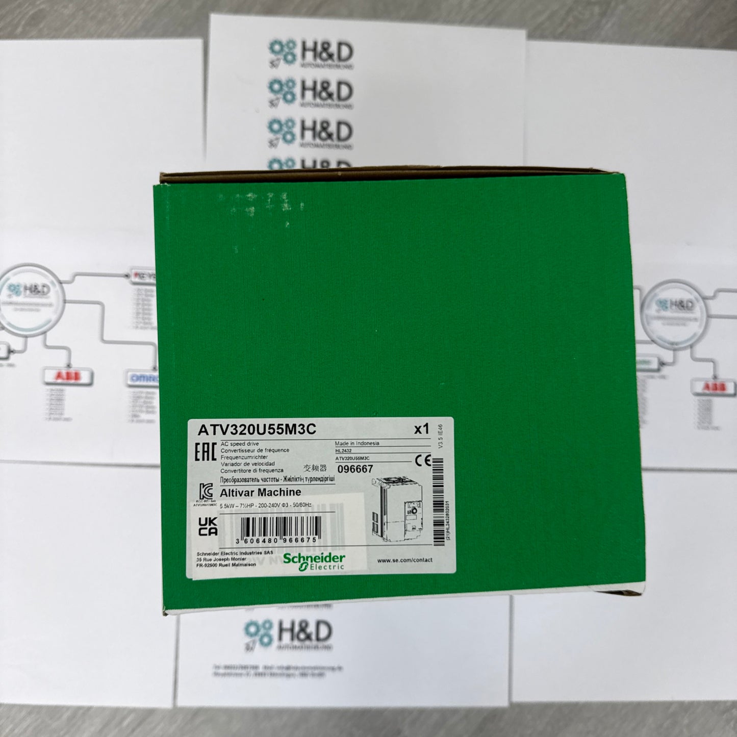 ATV320U55M3C Schneider Electric ATV320, 5.5kW New and Sealed In stock!!!