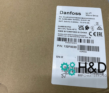 Danfoss 132F0026 (FC-051P4K0T4E20H3BXCXXXSXXX) Frequenzumrichter