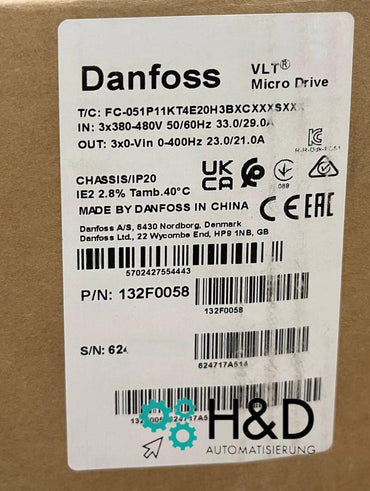 132F0058 Danfoss Frequency Changer