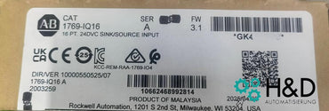 1769-IQ16 Allen-Bradley CompactLogix Nuevo y Sellado