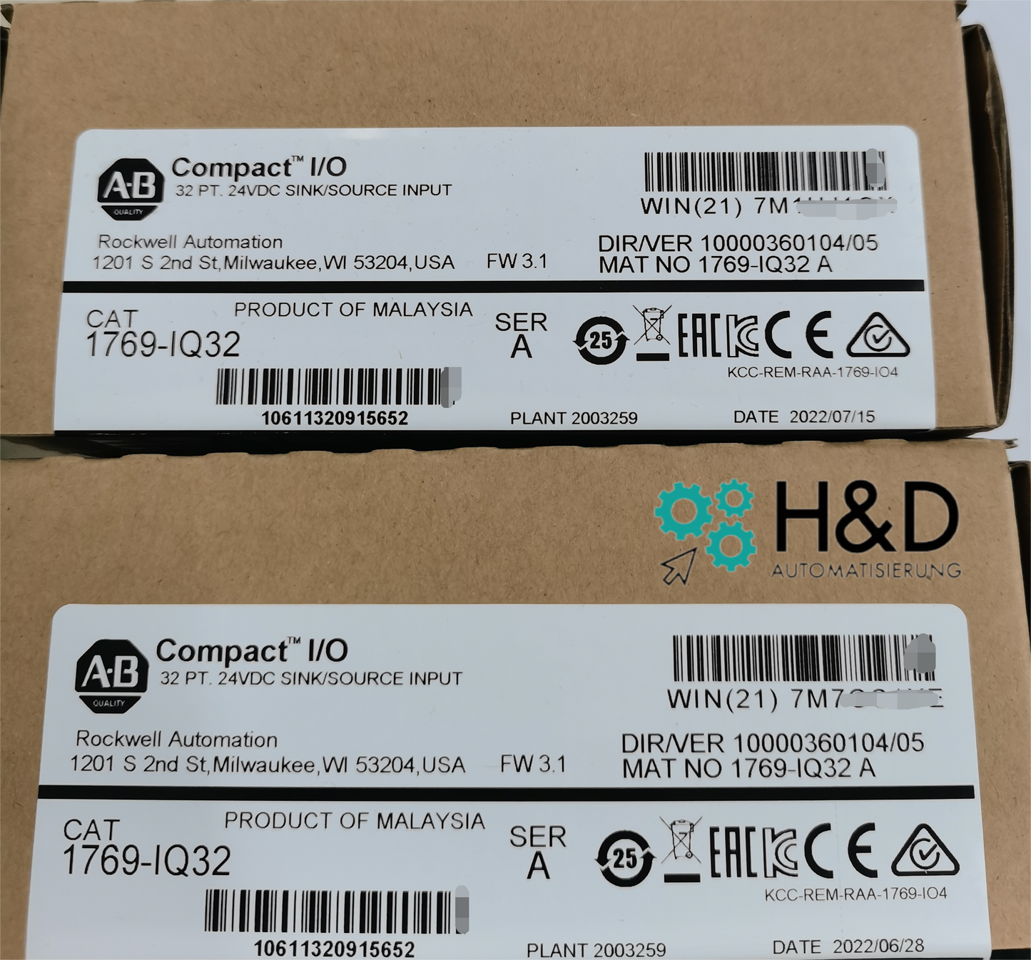 1769-IQ32 Allen-Bradley CompactLogix 【New and Sealed】