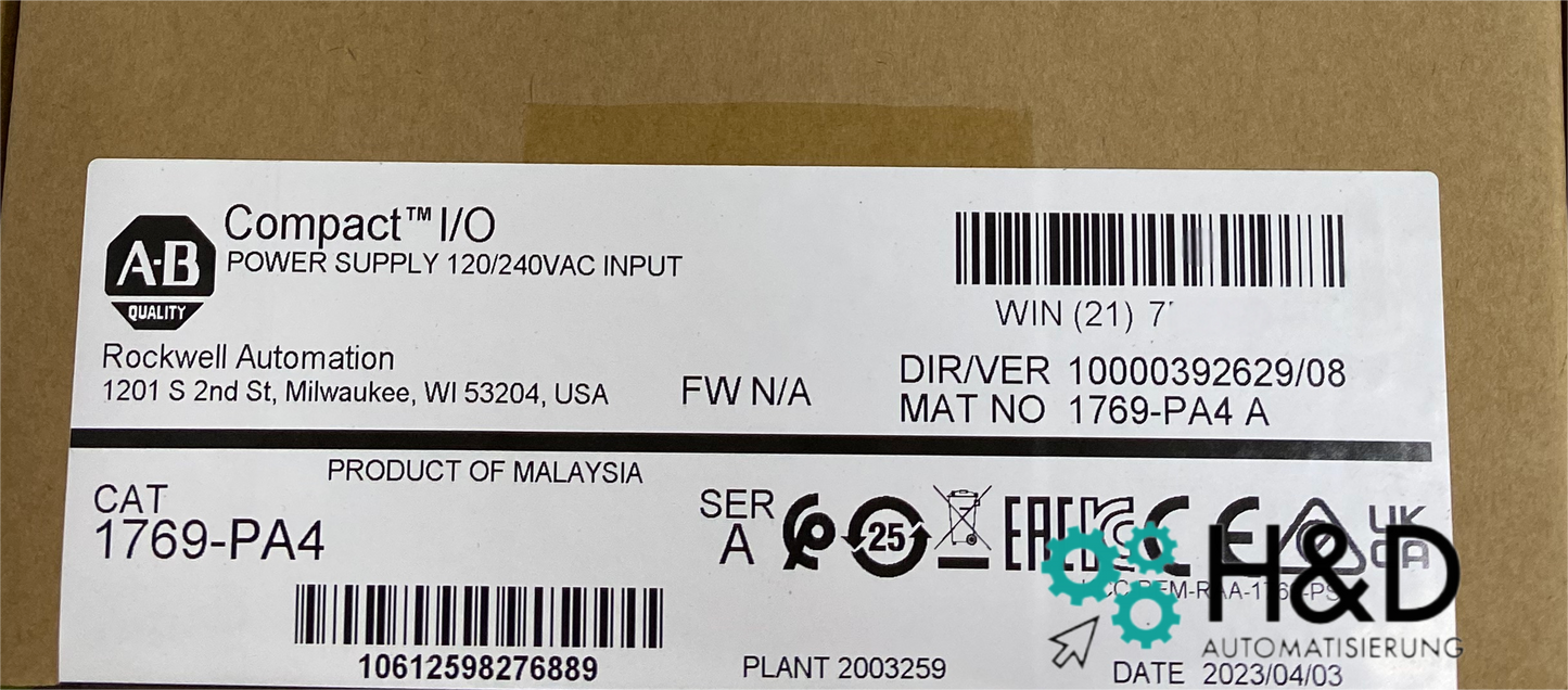 1769-OB32 Allen-Bradley Output Module, CompactLogix New and Sealed