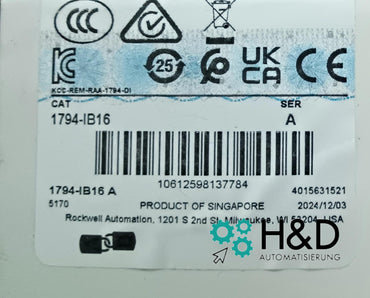 1794-IB16 Allen-Bradley Flex 16 Point Digital Input Module New and sealed