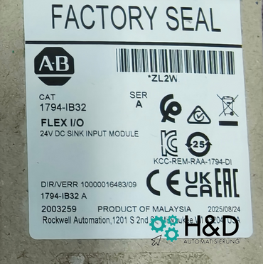 1794-IB32 Allen-Bradley Modulo di ingresso digitale Flex 32 punti