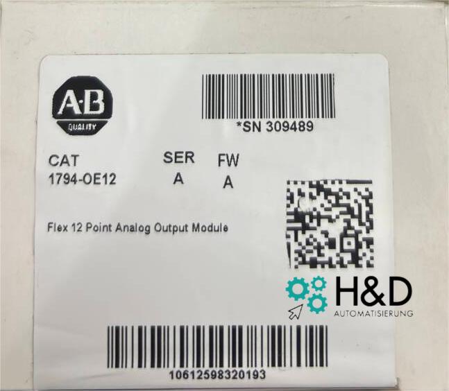 1794-OE12 Allen-Bradley Modulo di uscita analogica Flex a 12 punti 【Nuovo e sigillato】
