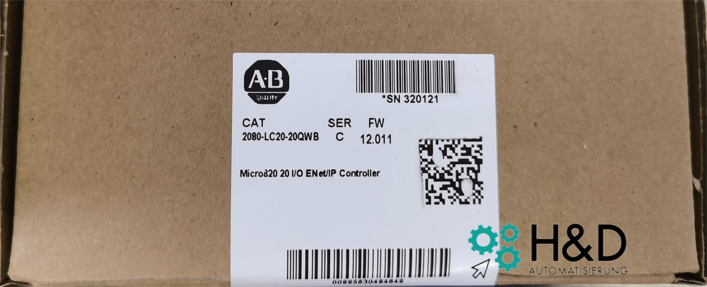 2080-LC20-20QWB Allen-Bradley Micro820 20 I/O 【Nuovo e Sigillato】