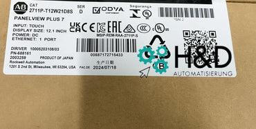 2711P-T12W21D8S Allen-Bradley PanelView 7 Standard 12W Terminal Nowy i Zaplombowany