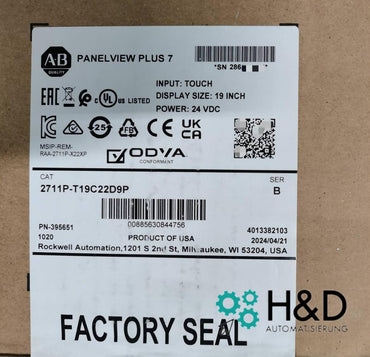 2711P-T19C22D9P Allen-Bradley PanelView Plus 7 Nowy i Zaplombowany