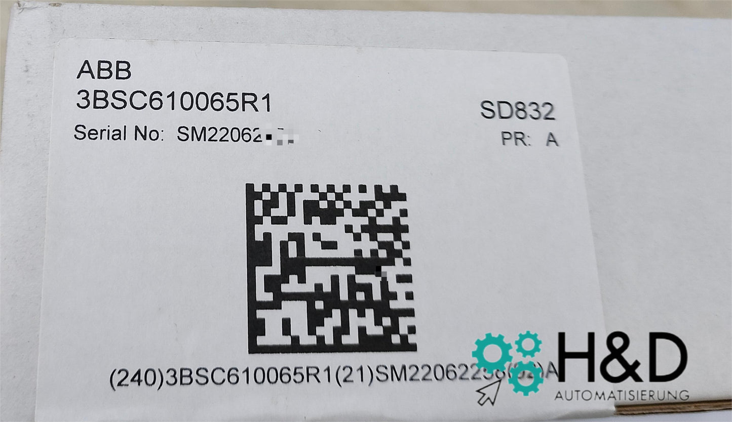 ABB 3BSC610065R1 SD832 – Alimentatore – 24V DC – 5A – Nuovo e sigillato
