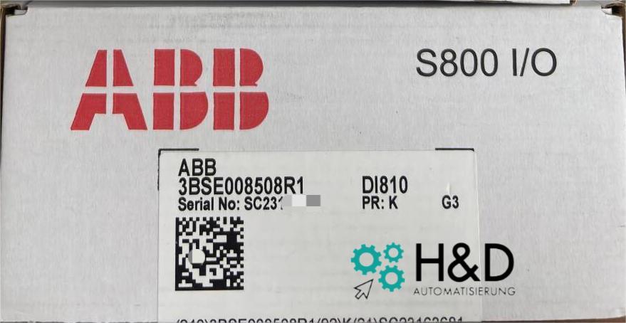 ABB 3BSE008508R1 – Modulo I/O – 24V DC – 16 ingressi digitali – Nuovo e sigillato