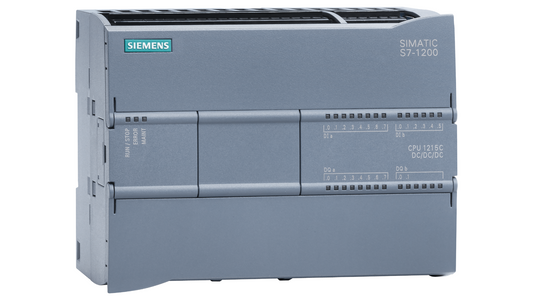Siemens SIMATIC S7-1200 CPU 1215C – 6ES7215-1AG40-0XB0, unité de commande compacte, 24V DC, 14 entrées numériques, 10 sorties, 2 sorties analogiques