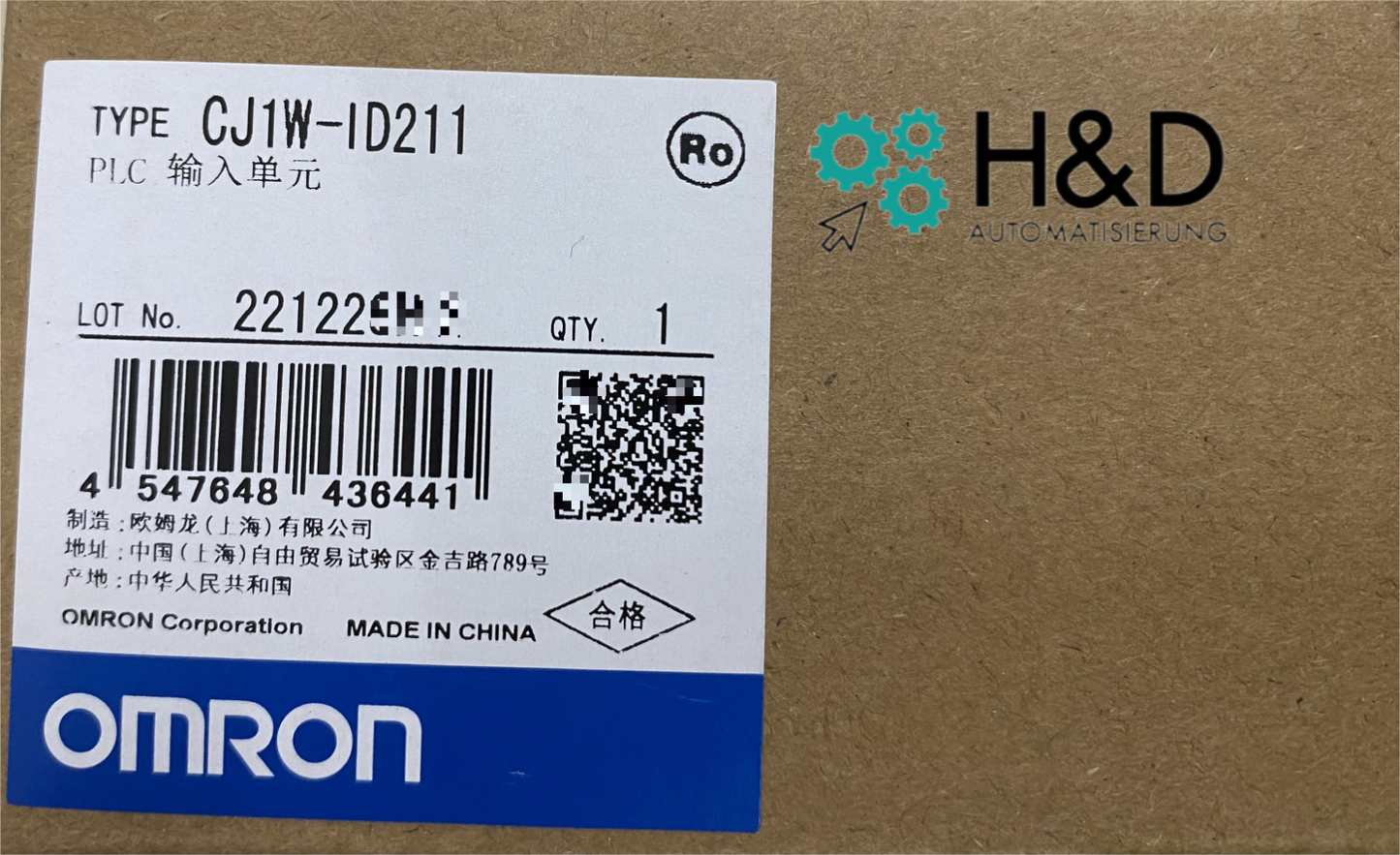 Omron CJ1W-ID211 – Unidad de entrada digital con 16 x 24 V DC entradas