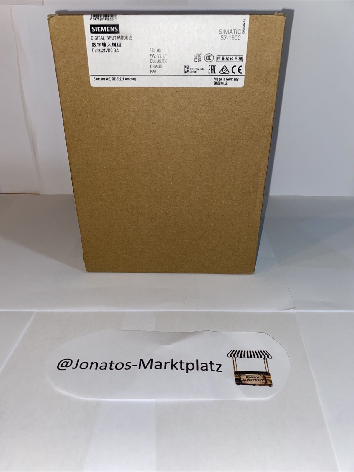 SIMATIC S7-1500 Módulo de E/S 6ES7521-1BL10-0AA0 – Módulo de entrada digital (32xDC 24V BA)