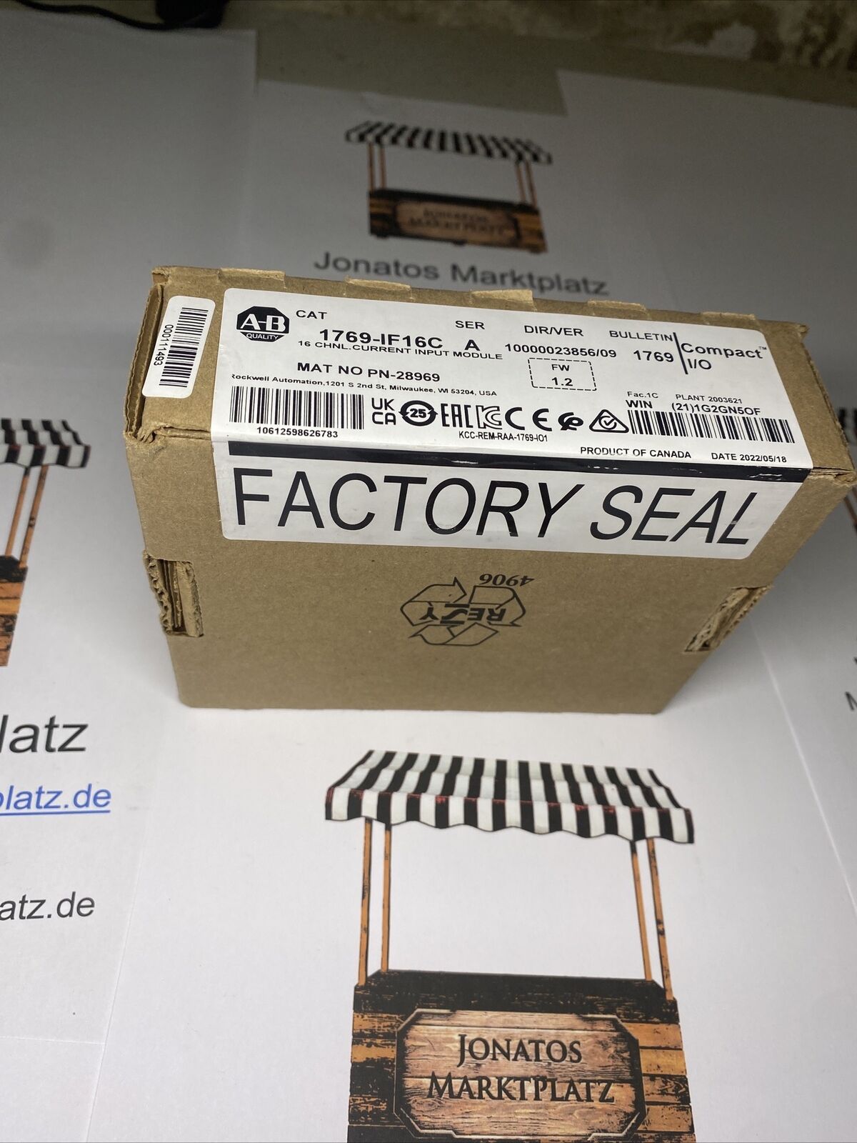 1769-IF16C Allen-Bradley Input Module, CompactLogix 【New and Sealed】
