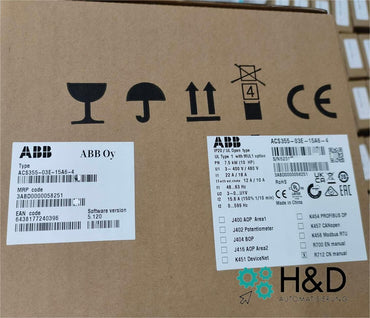 ABB ACS355-03E-15A6-4 – Onduleur – Pn 7,5 kW – I2n 15,6 A – IP20 – Neuf et scellé