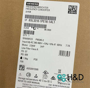 SINAMICS G120C 6SL3210-1PE16-1AL1 – Variador de frecuencia (4,0 kW, 3 AC 380–480 V, USS, Safe Torque Off)