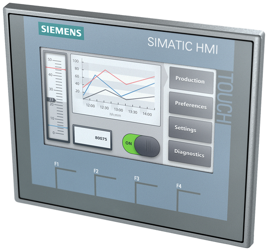 Siemens SIMATIC HMI KTP400 Basic (6AV2123-2DB03-0AX0) – Panneau de commande compact avec écran tactile et PROFINET