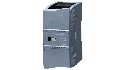 Siemens SIMATIC S7-1200 Modulo di ingresso/uscita digitale SM 1223 – 6ES7223-1PH32-0XB0, 8 ingressi digitali, 8 uscite digitali, relè, 24V DC