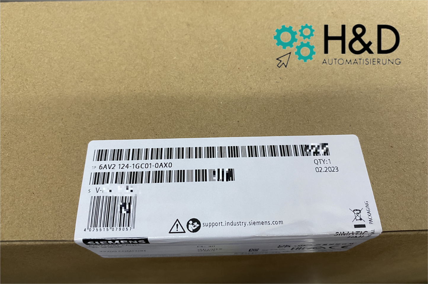 Siemens SIMATIC HMI KP700 Comfort (6AV2124-1GC01-0AX0) – 7" панель управления с кнопками с PROFINET и MPI/PROFIBUS