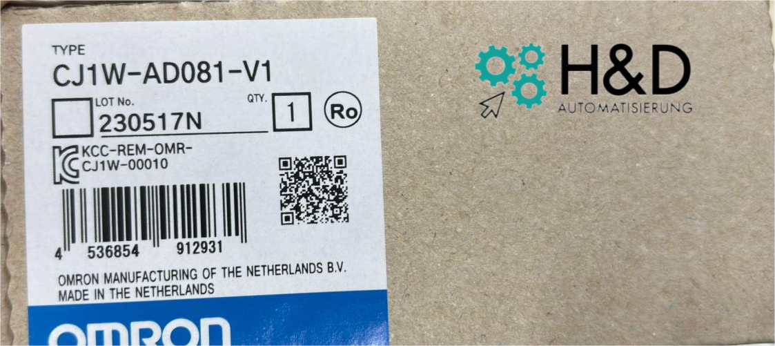 Omron CJ1W-AD081-V1 Módulo de entrada analógica, 8 entradas, resolución de 13 bits
