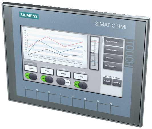 Siemens SIMATIC HMI KTP700 Basic PN (6AV2123-2GB03-0AX0) – Panneau de commande compact 7" avec écran tactile et Profinet
