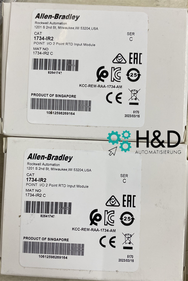 1734-IR2 Allen-Bradley POINT I/O Module d'entrée RTD 2 points Neuf et scellé