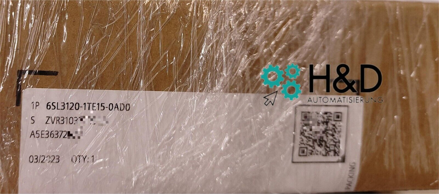 Siemens SINAMICS S120 Modulo Motore Singolo (6SL3120-1TE15-0AD0) – Ingresso: DC 600V, Uscita: 3AC 400V, 5A, raffreddamento ad aria interno