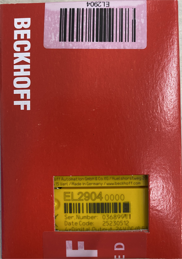 EL2904 Beckhoff Nuovo e Sigillato