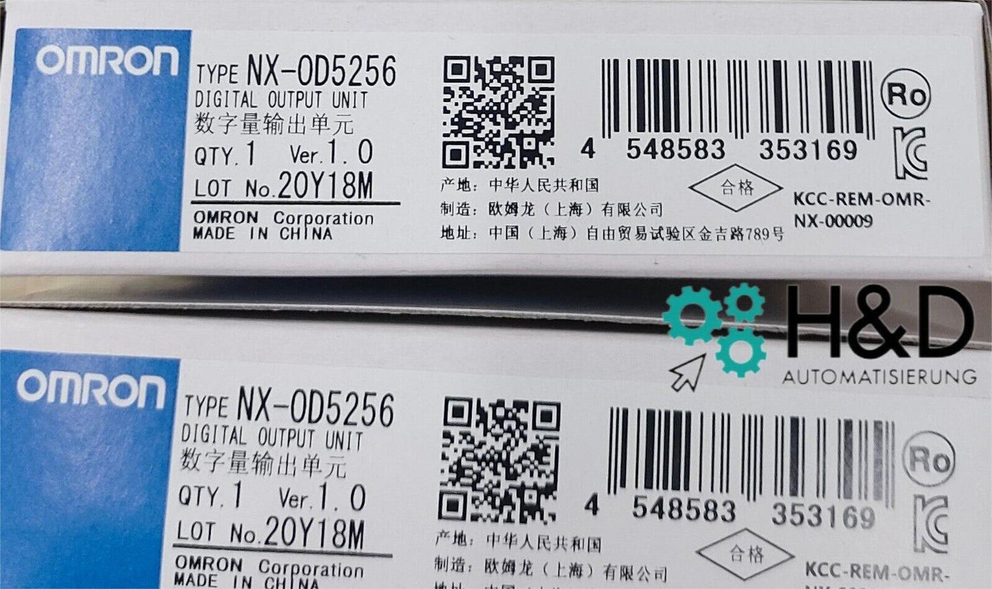 Omron NX-OD5256 Цифровой модуль ввода/вывода, 16 PNP-выходов, компактный и надежный