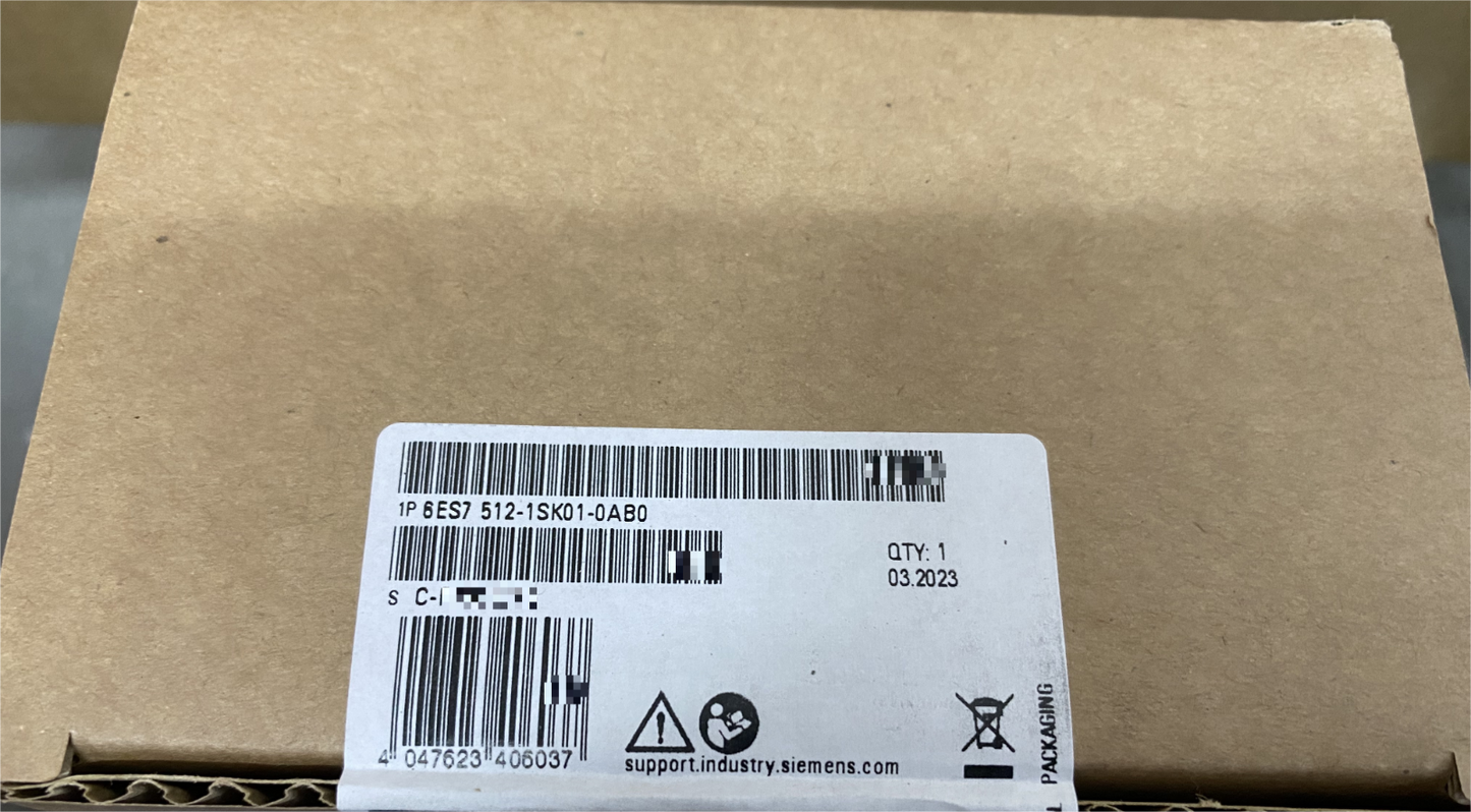 Siemens SIMATIC S7-1500 module processeur 6ES7512-1SK01-0AB0 pour PROFINET, haute performance pour des tâches d'automatisation complexes