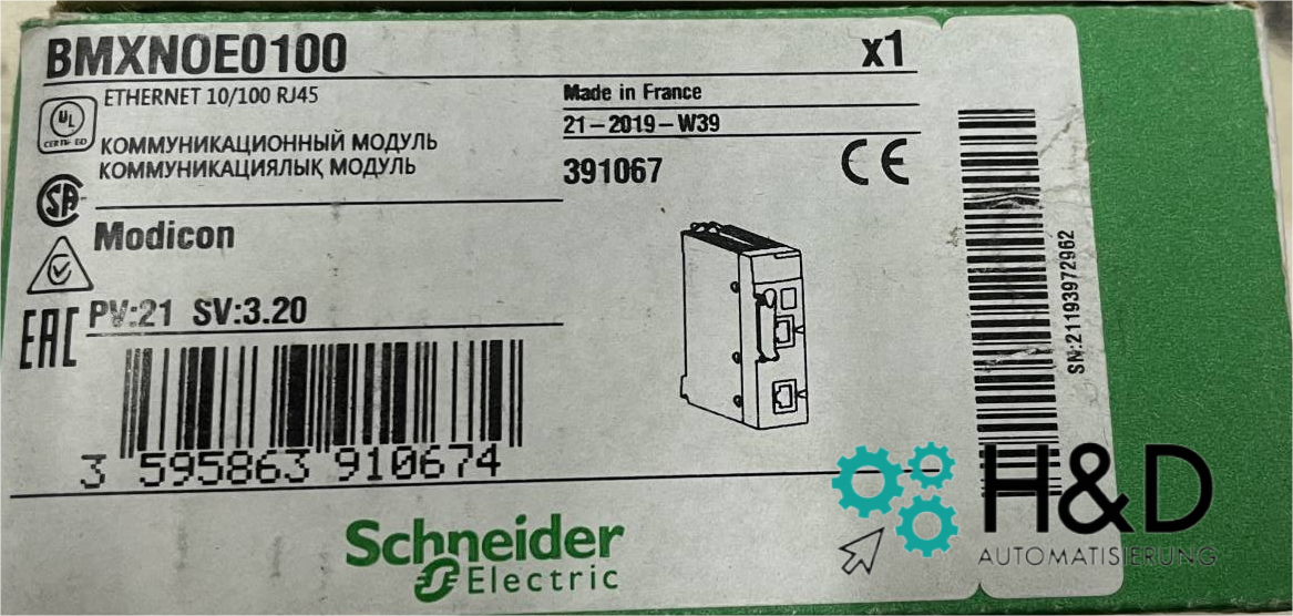 BMXNOE0100 Schneider Electric, modulo di rete, Modicon M340