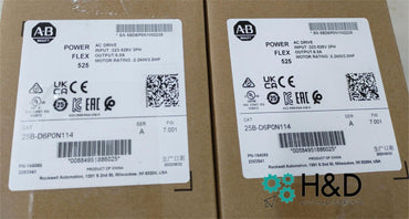 25B-D6P0N114 Allen-Bradley PowerFlex 525 2.2kW Nuovo e Sigillato