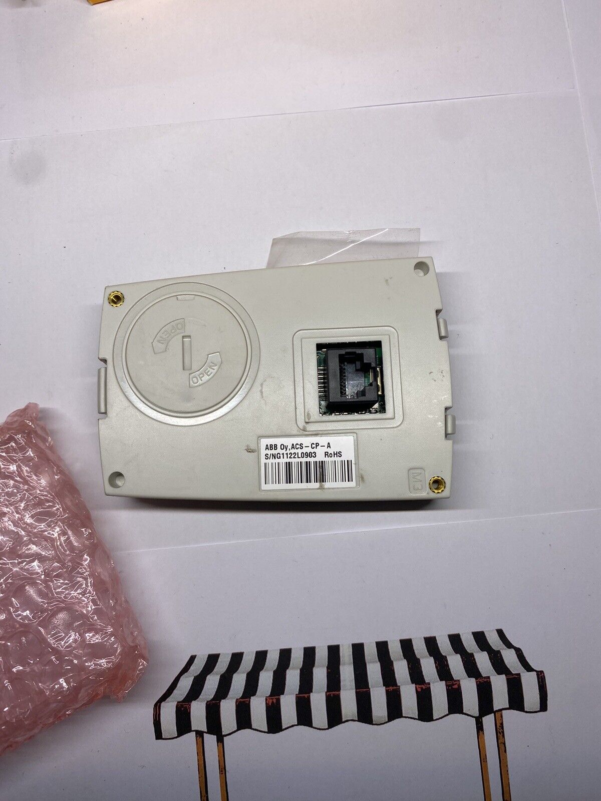 ABB ACS-CP-A – Control panel for frequency inverter – Compatible with ACS310/350/355/550 – New and sealed