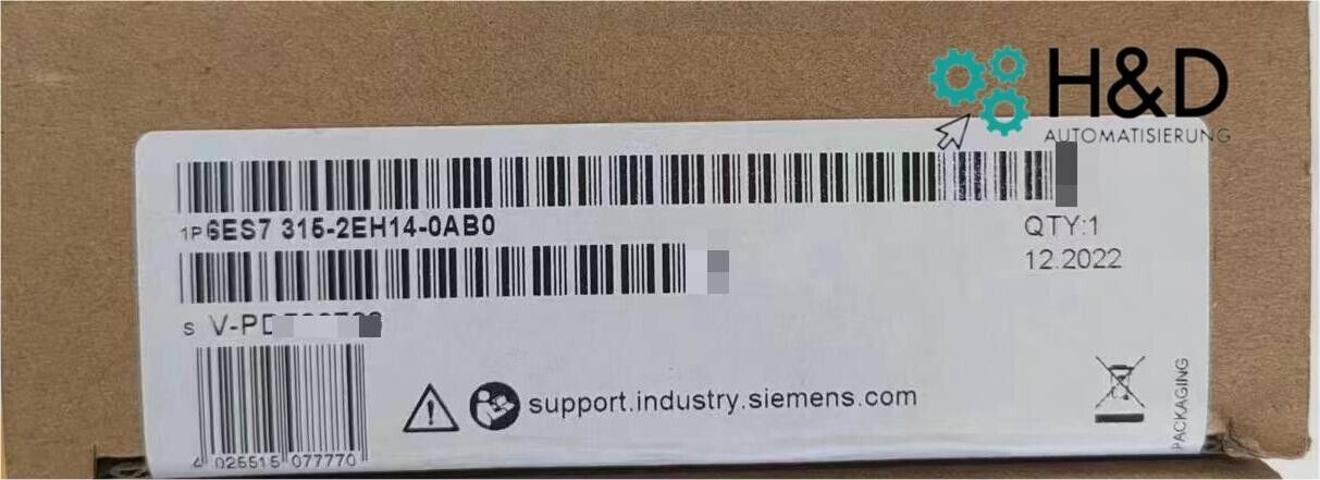 Siemens 6ES7315-2EH14-0AB0 – CPU puissante pour S7-300 avec interfaces de communication étendues
