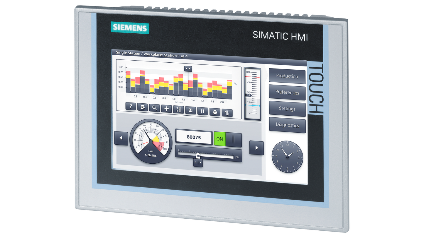 Siemens SIMATIC HMI TP700 Comfort (6AV2124-0GC01-0AX0) – 7" panel dotykowy z PROFINET i MPI/PROFIBUS