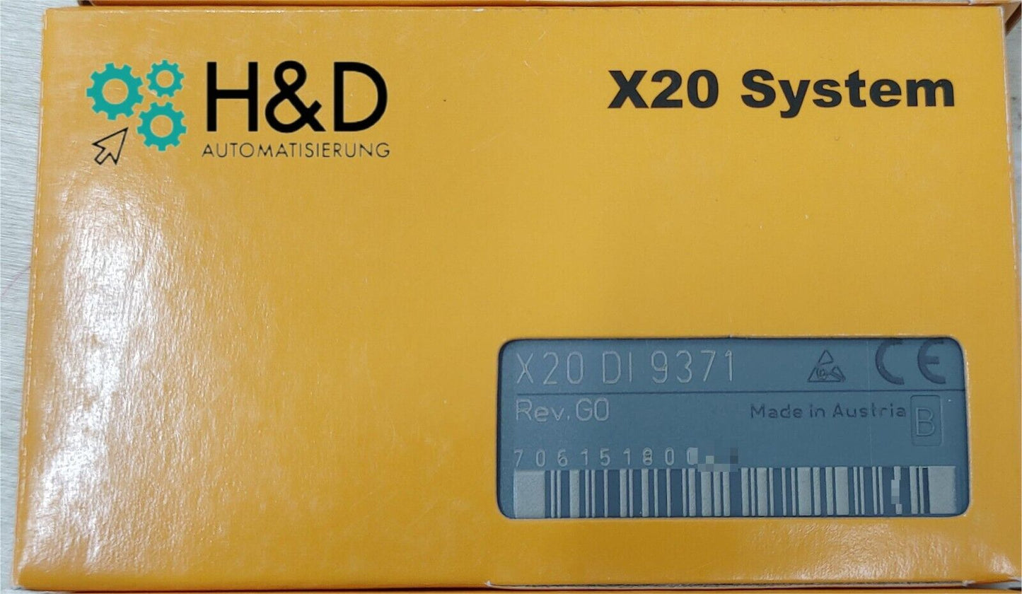 X20DI9371 B&R автоматизация Система X20 12 цифровых входов Новый и запечатанный