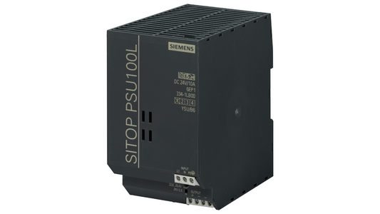 Siemens SITOP PSU100L – 6EP1334-1LB00, Fuente de alimentación regulada, 24V DC, 10A, 240W, 120/230V AC