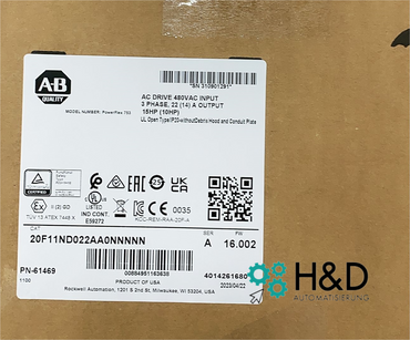 20F11ND022AA0NNNNN Allen-Bradley 753 AC Drive New and Sealed