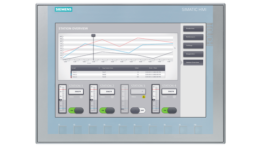 Siemens 6AV2123-2MB03-0AX0 SIMATIC HMI KTP1200 Basic PN Basic Panel 12 Inch