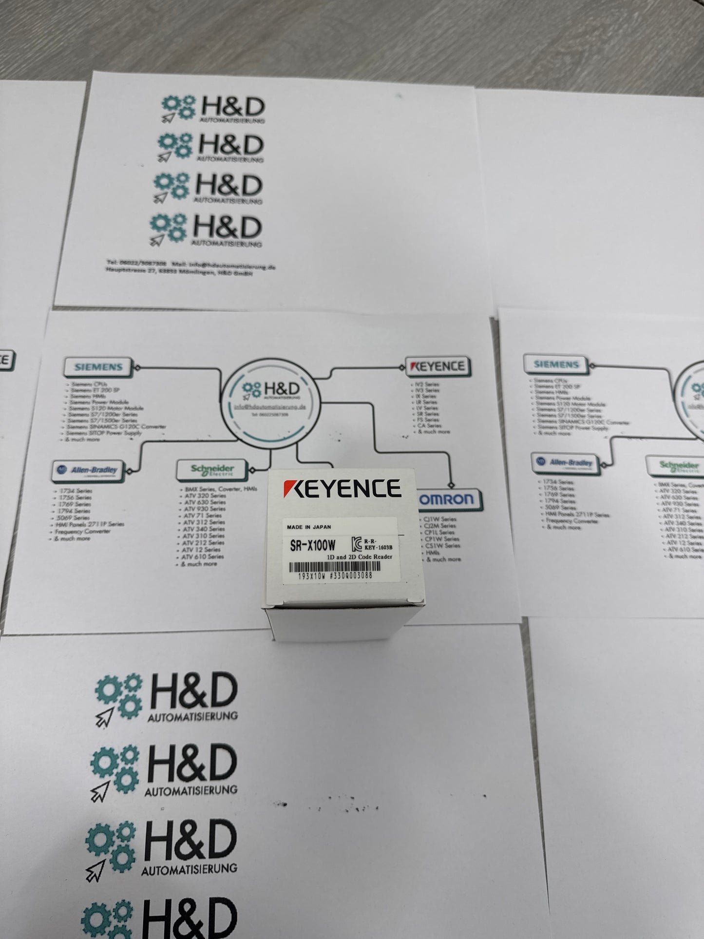 SR-X100W Keyence czytnik kodów 1D/2D-AI