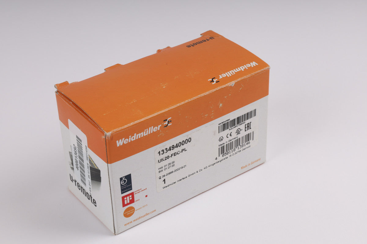 WEIDMÜLLER UR20-FBC-PL en stock