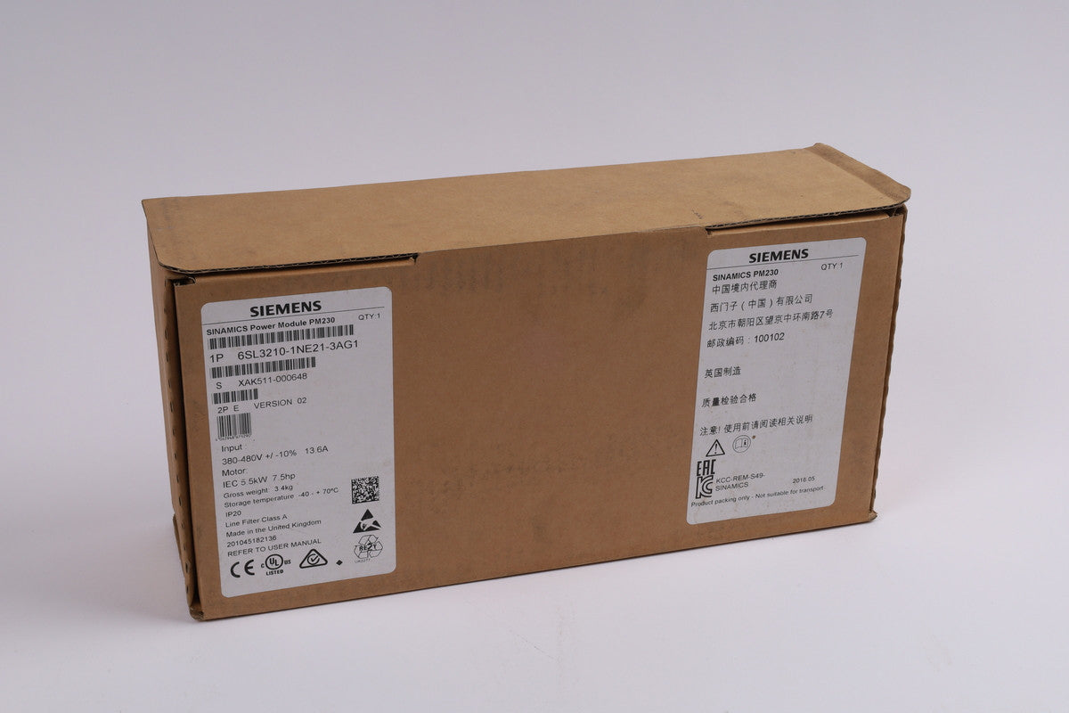 SIEMENS 6SL3210-1NE21-3AG1 auf Lager
