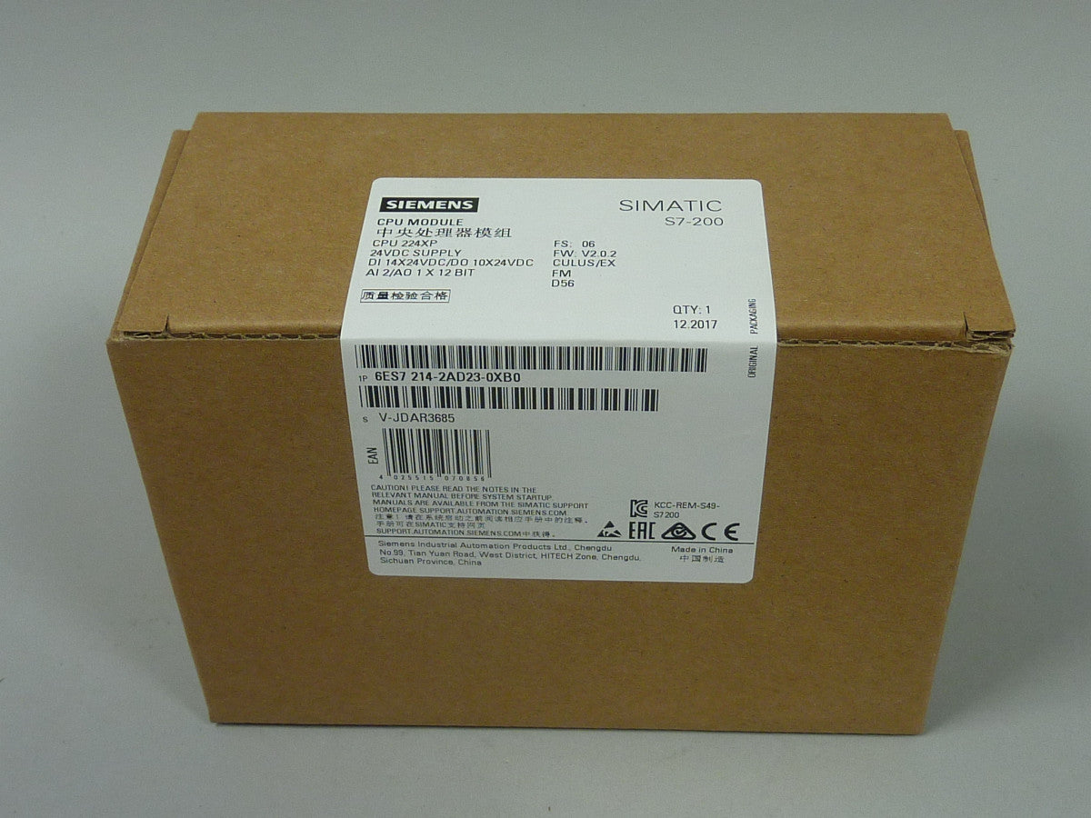 SIEMENS 6ES7214-2AD23-0XB0 in stock