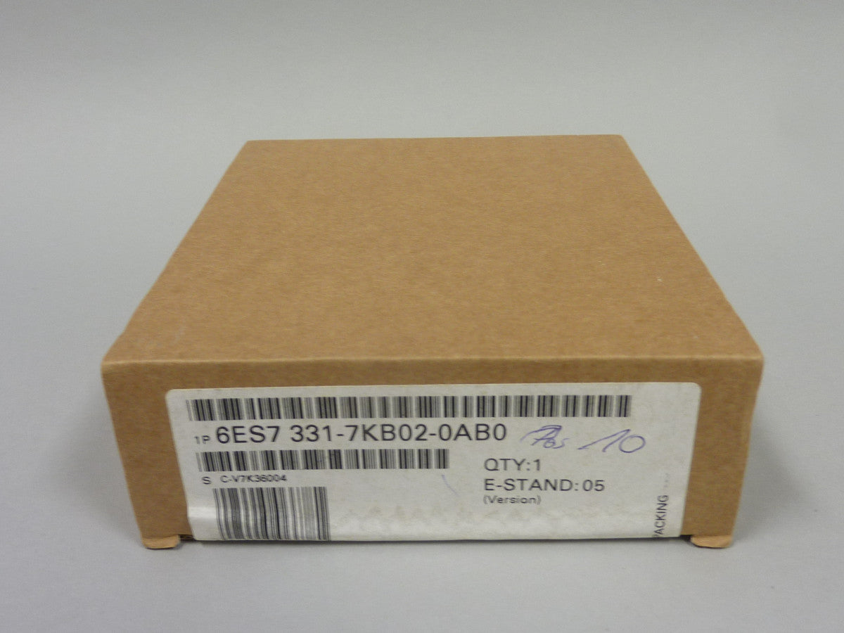 SIEMENS 6ES7331-7KB02-0AB0 auf Lager