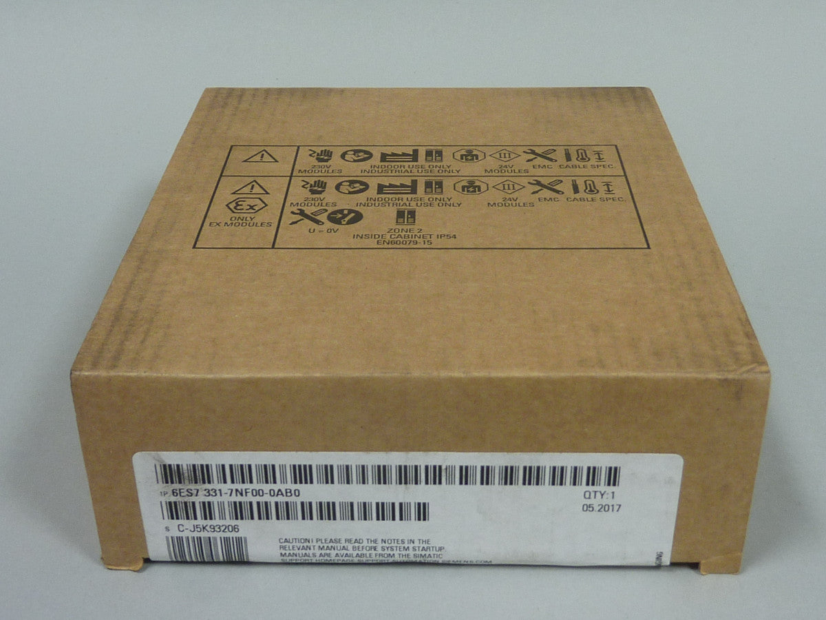 SIEMENS 6ES7331-7NF00-0AB0 en stock