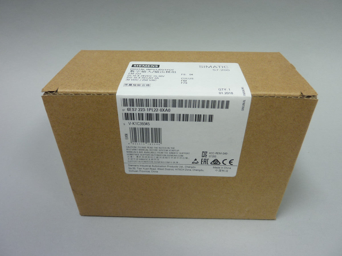 SIEMENS 6ES7223-1PL22-0XA0 in stock
