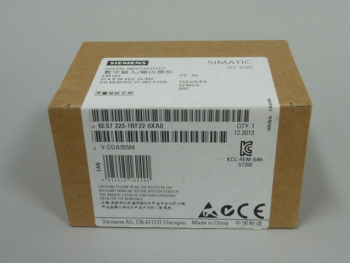SIEMENS 6ES7223-1BF22-0XA0 in stock