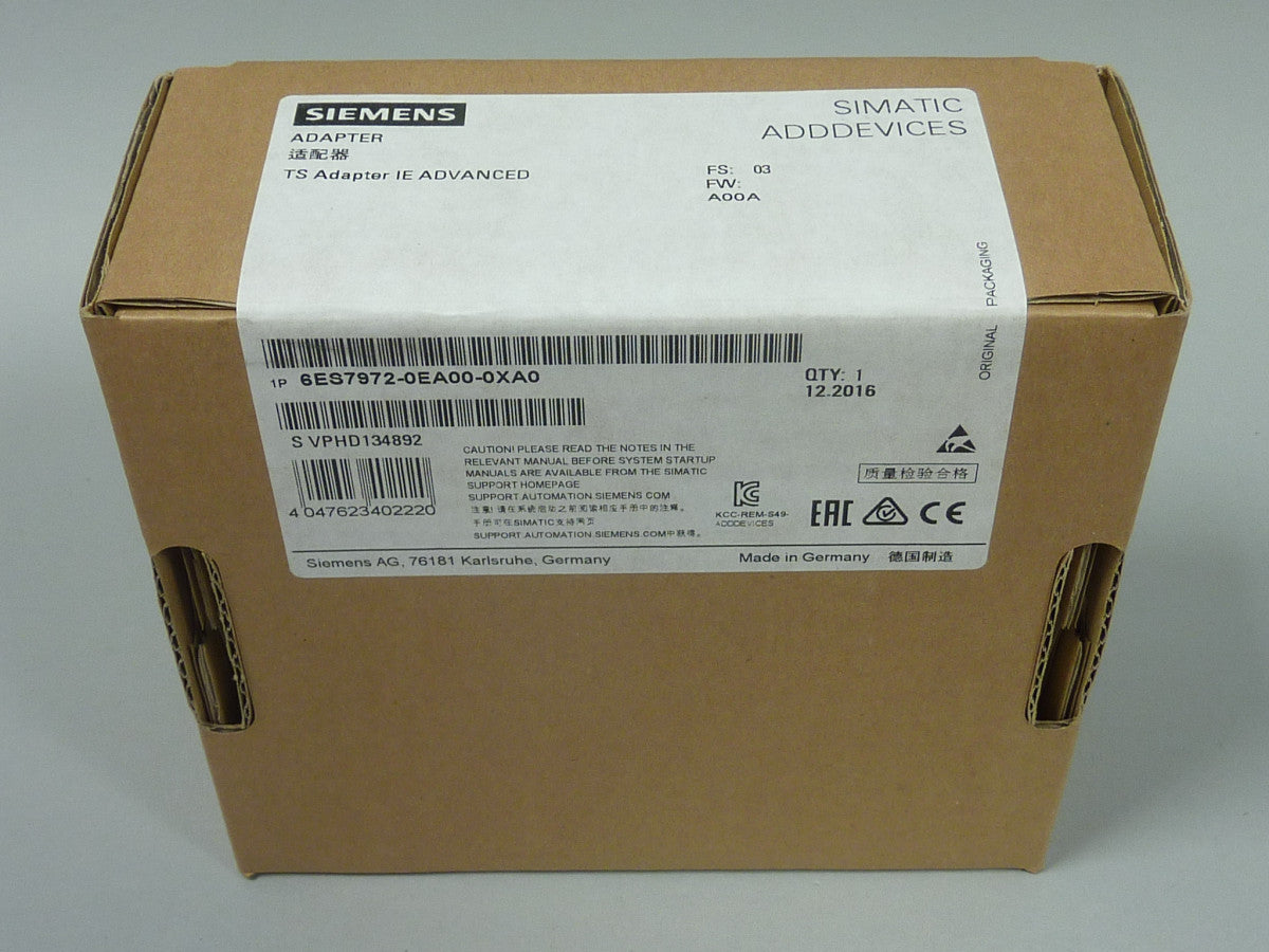 SIEMENS 6ES7972-0EA00-0XA0 auf Lager