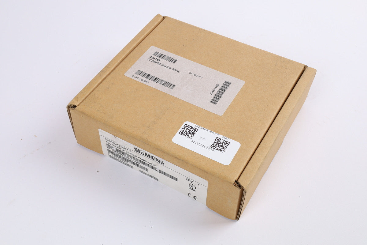 SIEMENS 6SE6400-0AC00-0AA0 auf Lager