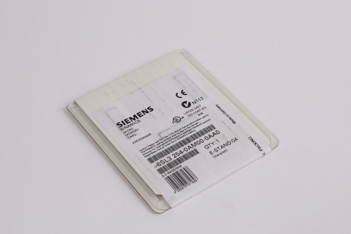 SIEMENS 6SL3254-0AM00-0AA0 auf Lager